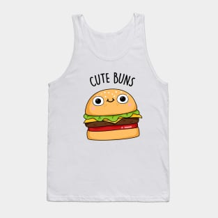 Cute Buns Funny Burger Bun Pun Tank Top